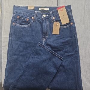 Levi's Women's Dark Blue Straight Leg Jeans